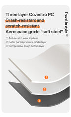 Mixi NEUER Aluminiumrahmen-Koffer Handgepäck Rollkoffer mit USB-Anschluss, Getränke- und Handyhalter für die Kabine, 20 24 Zoll