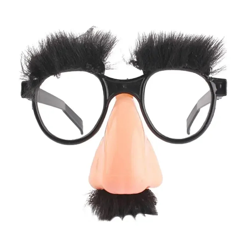 Große Nase Brille mit Augenbrauen Schnurrbart Alberne Lustige Foto Requisiten Halloween Party Brille Neuheit Scherz für Geburtstagsfeiern
