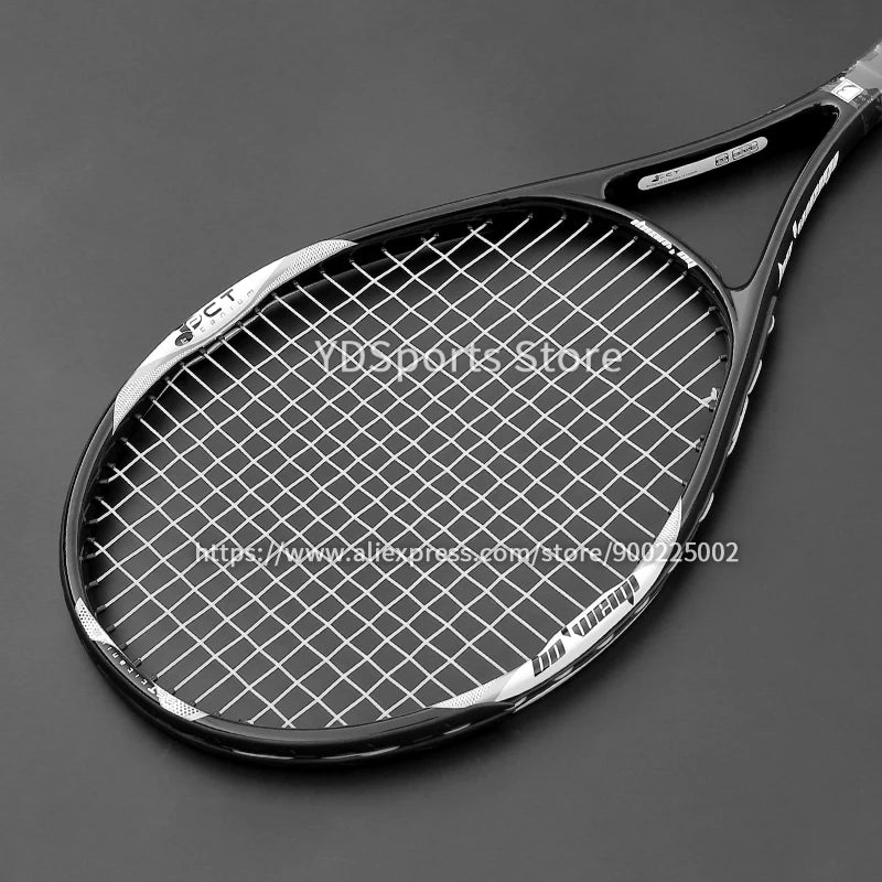 Professional Unisex Carbon Fiber Tennis Racket With Bag Training Paddle Rackets For Adult Men Women Ultra Light Racquet