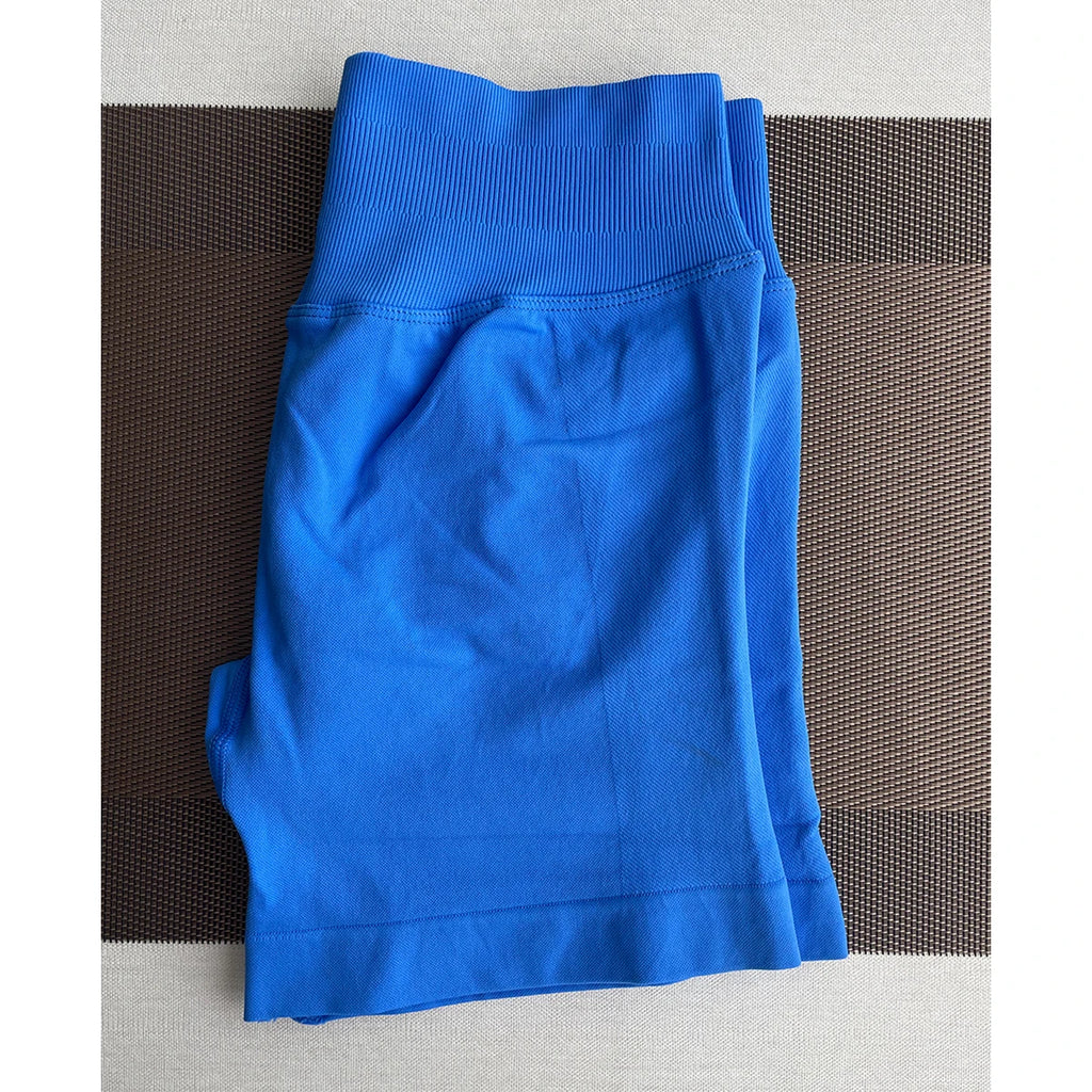 TKITK Shorts Nahtlose Yogahosen Damen Fitness Outfits Shark Bite Shorts für Fitnessstudio Laufen Radfahren Leggings
