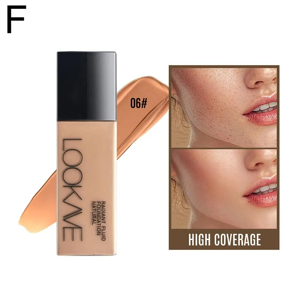 1 Stück flüssige Foundation, langanhaltend, volle Deckkraft, mattierende Creme, CC Foundation Make-up Concealer, natürliche flüssige Basis, feuchtigkeitsspendend