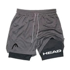 Anime Berserk Herren-Laufshorts Fitnessstudio Training 2-in-1 Sport Schnelltrocknend Workout Jogging Doppelschicht Sommer