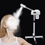 Professioneller Gesichtsbedampfer Nano-Ionen Ozon Heißdampf mit LCD-Bildschirm Höhenverstellbar für Salon Zuhause Spa Anti-Aging
