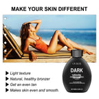 Bräunungsbeschleuniger-Lotion Sommerbronzer Strand-Solarium-Bräunung Verbessert ungleichmäßigen Hautton Lang anhaltende feuchtigkeitsspendende Bräunungscreme