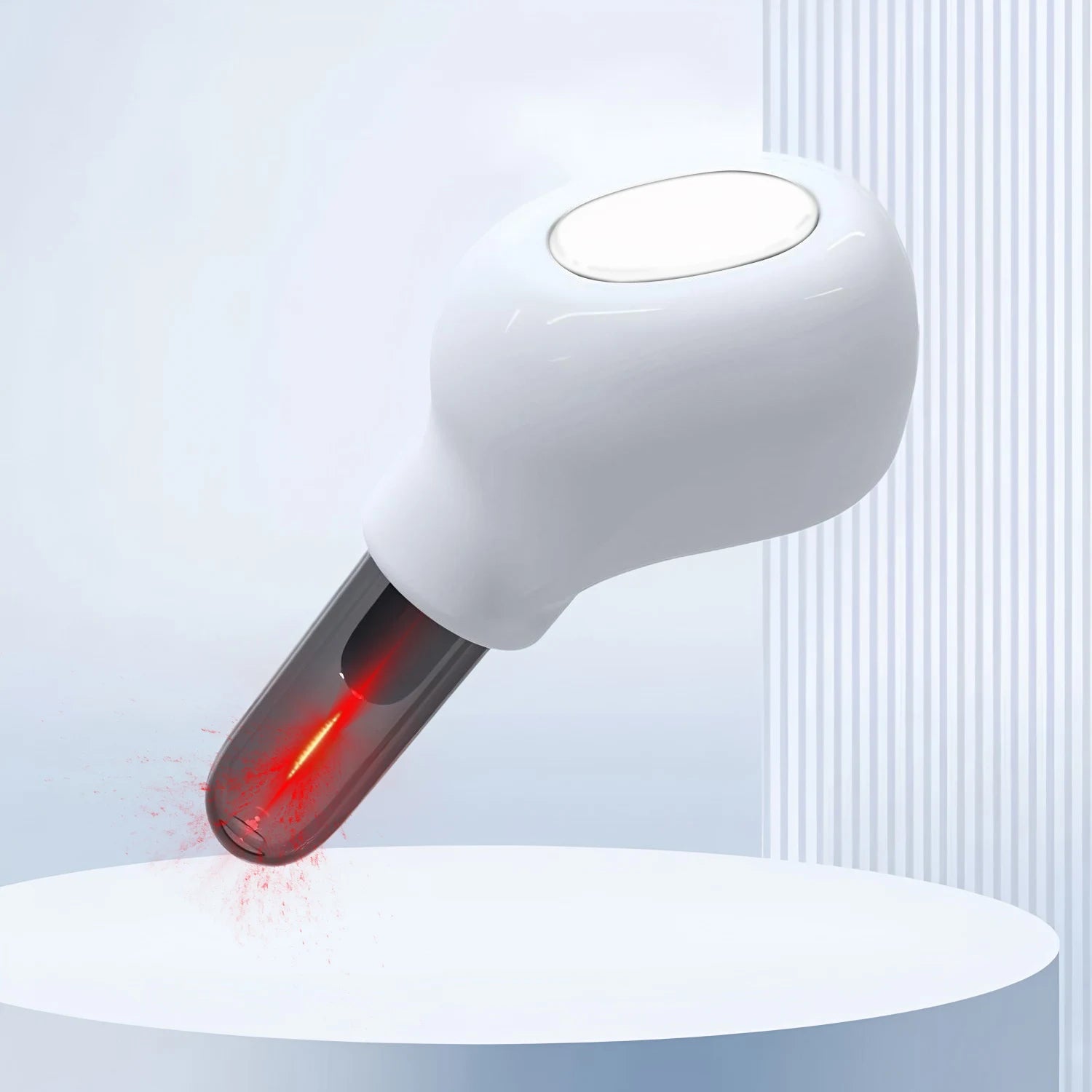 1 Stück schmerzfreies 650nm Rotlicht-Otologie-Lasertherapiegerät – Ohrenpflegeinstrument bei Tinnitus, Mittelohrentzündung & Taubheit