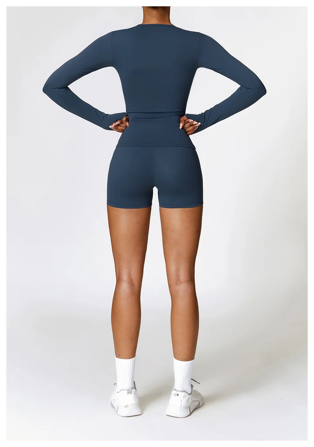 NCLAGEN Yoga-Shirts für Damen, Langarm, Winter, Fitness, Laufen, Gym-Kleidung, Workout, Dry Fit, atmungsaktiv, hochelastisches Sport-Oberteil