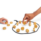 Partyspiele Magnetsteine Spiel Interaktives Magnetbrett Strategie-Spiel für Familien Kinder Erwachsene Hochwertige längste Seite 3,4cm