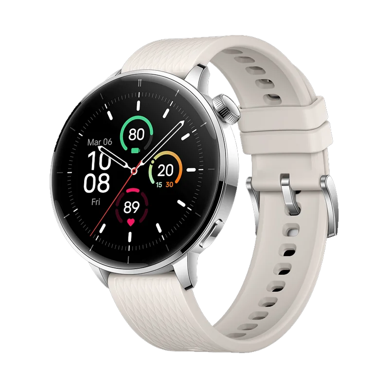 Globale Version OnePlus Watch 3 43mm Smartwatch 1.32 Zoll AMOLED Display Bis zu 60 Stunden Akkulaufzeit Wear OS by Google GPS NFC