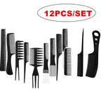 12/18 STK Professionelle Haarbürsten-Kämme für Salon Friseur Haarstyling-Werkzeuge - Neue Haarbürste Haarpflege mit kostenlosem Geschenk
