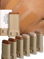 Bronze Foundation Stick Serum-verstärkte Hauttönung Seidige Textur Feuchtigkeitsspendende Deckkraft Concealer Base Ebenmäßiger Hautton Make-up