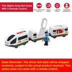 Kinder RC Elektrische Eisenbahn Lokomotive Magnetische Bahn Diecast Slot Spielzeug Passend für Holzeisenbahn Schienen Spielzeug für Kinder Geschenke