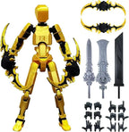 T13 Actionfigur, 3D-gedruckt, mehrgelenkig, beweglich, Titan 13 Lucky Dummy Nova Roboter-Actionfigur, Desktop-Montage, fertiges Geschenk