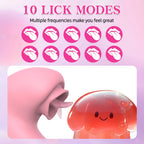 Klitoris Zungenlecken Frauen Vibrator Dildo G-Punkt Klitoralstimulator Vibro Masturbator Sexspielzeug für Erwachsene