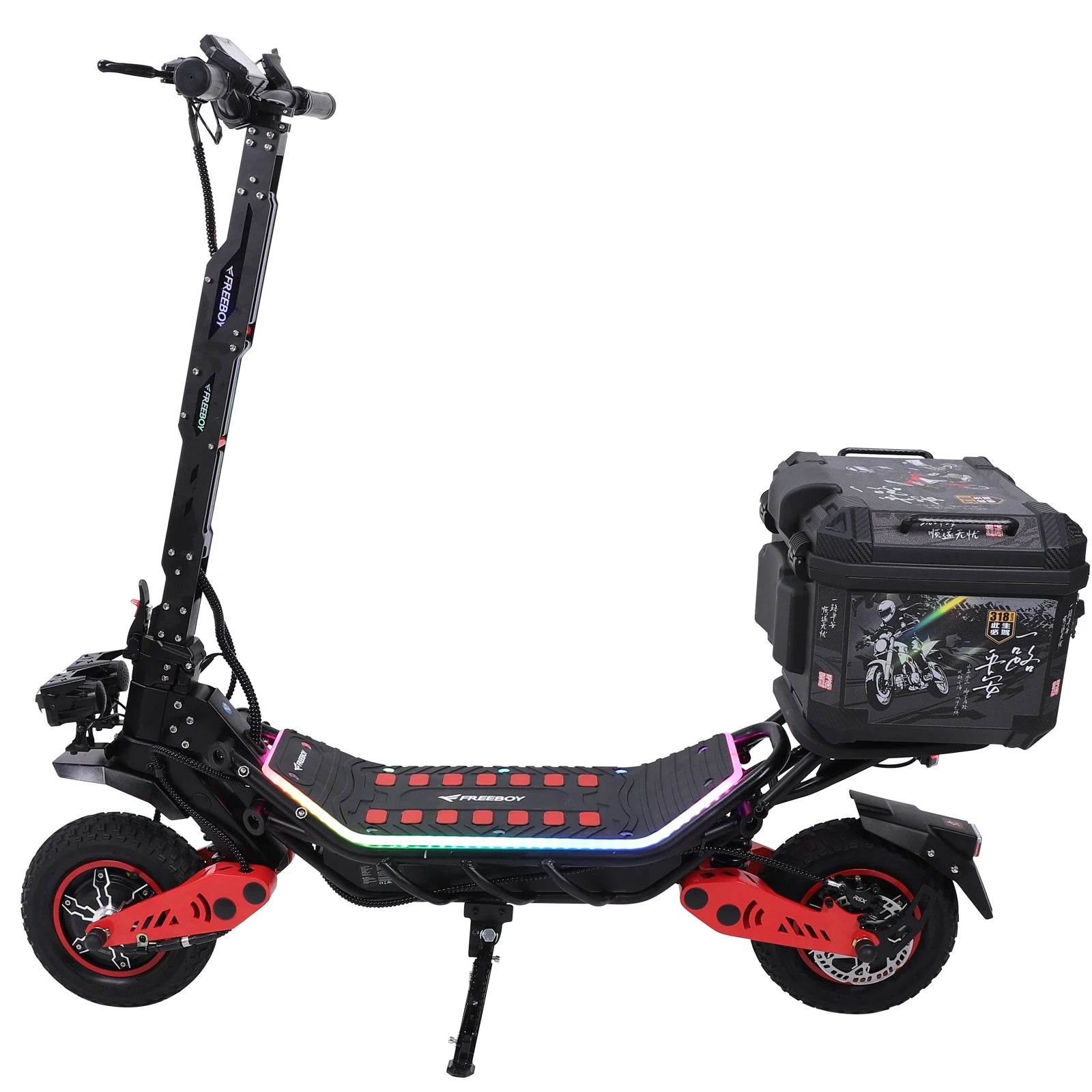 FREEBOY H10 E-Scooter Gift Toolbox 6000W Dual Motor 60V 28AH Battery Speed 75km/h 12" Tires Electric Scooter Hydraulic Braking