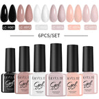 LILYCUTE Nagelgel-Politur-Set, Rosa Grün, Frühling, DIY-Nagelkunst-Design, lang anhaltend, Soak Off UV Gel, Maniküre, Malgel, Vernis-Kit