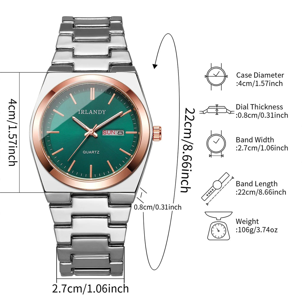 Luxus-Herren-Business-Uhren Kalender Quarz-Armbanduhren Für Herren Uhr Reloj Hombre (Ohne Box)