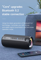 ZEALOT-S51PRO 40W High-Power Bluetooth-Lautsprecher 3D-Stereo-Bass Bluetooth-Lautsprecher Tragbarer IPX5 Wasserdichter Geeigneter TWS Boombox