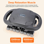 42 Köpfe Faszienpistole Hochfrequenz-Vibrations-Tiefenmassagegerät Rücken Taille Oberschenkel Massagegerät Nacken Schulter Muskel Massagegerät