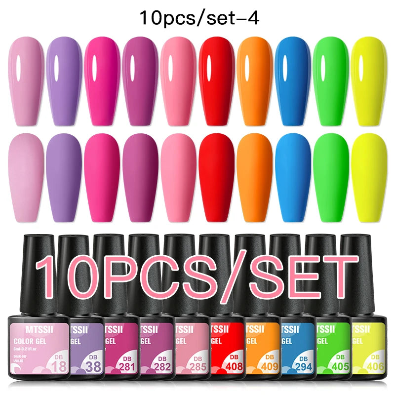 10/12PCS/SET Katze Magnetisches Gel Nagellack Set 9D Reflektierendes Glitzer Gel Halbpermanentes UV Gel Soak Off Funkelndes Nagelkunst Kits