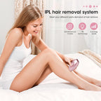 Laser-Epilierer IPL Haarentfernung Laser-Epilierer für Frauen 500.000 Lichtimpulse Epiliergerät Dauerhafte Schmerzlose Haarentfernung