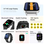 COLMI P81 Smartwatch mit Anruffunktion, Ultra 1,9 Zoll Bildschirm, 24 Std. Gesundheitsüberwachung, über 100 Sportmodi, Bluetooth Smartwatch für Herren und Damen