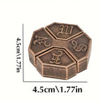 Ein klassisches intellektuelles Metallpuzzle-Spielzeug, ein schwieriges Lernspielzeug als Weihnachts-, Thanksgiving- und Geburtstagsgeschenk