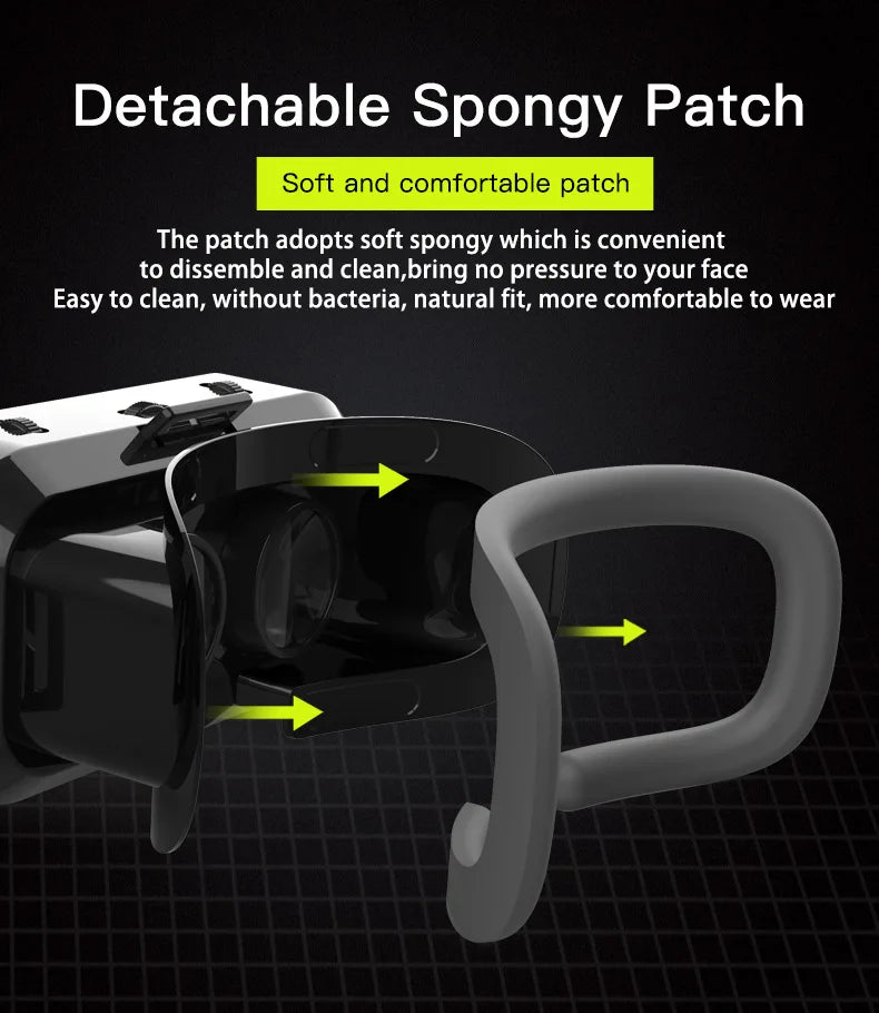 VR Brille Virtual Reality Headset Viar Geräte Helm 3D Linsen Smart Goggles Für Smartphones Telefon Mobile Gogle Spiel Zubehör