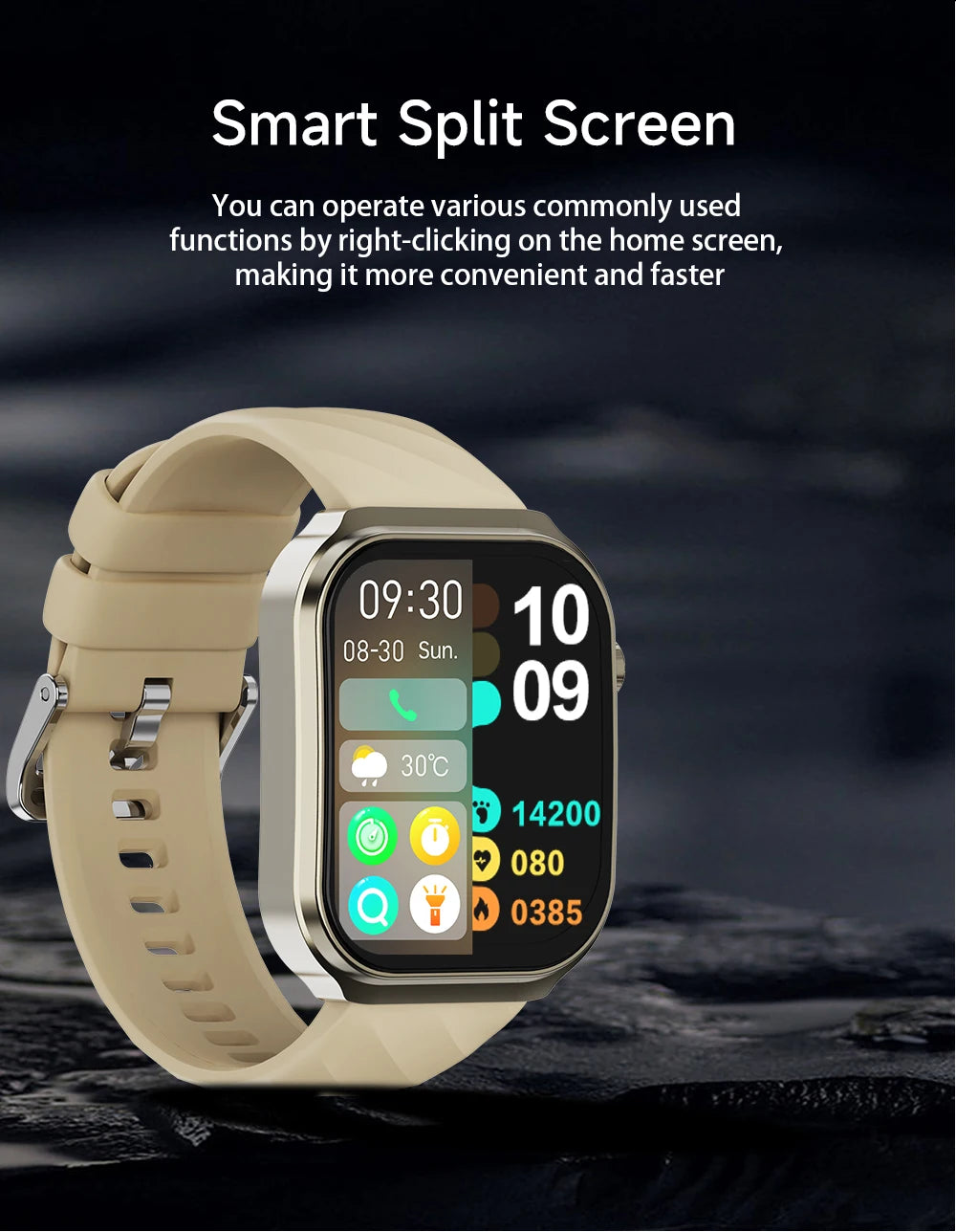 LIGE 2026 Neue KI-Gesundheitsdiagnose Smartwatch Blutfett Harnsäure Bluetooth-Anruf Blutdruck Gesundheits-Smartwatch Herren Damen