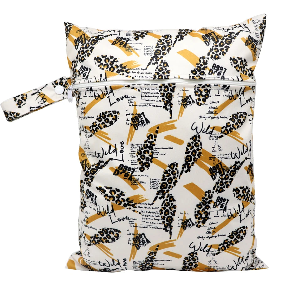 Wasserdichte Wickeltasche Windeltasche Mama Baby Umstandstasche Waschbare Reißverschluss Windel-Organizer Trockenbeutel Reisetragetasche 30x40cm