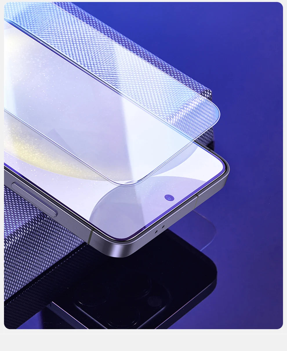 SmartDevil Staubfreie Displayschutzfolie aus gehärtetem Glas für Samsung S26 Ultra HD, klare Displayschutzfolie für Samsung S25 S24, Anti-Fingerabdruck