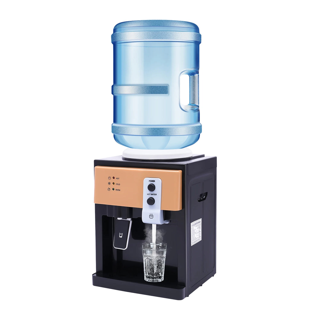 220V Heiß-Kaltwasserspender mit Top-Loading, für 3.5L/5L/10L/18.9L Flaschen, Tischgerät für Schreibtische, Couchtische