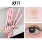 Doppelseitiger Lying Silkworm Eyeliner Pencil Diamond Glitter Matt Aegyosal Pen Aufhellende Creme-Lidschatten-Highlighter-Augen-Make-up