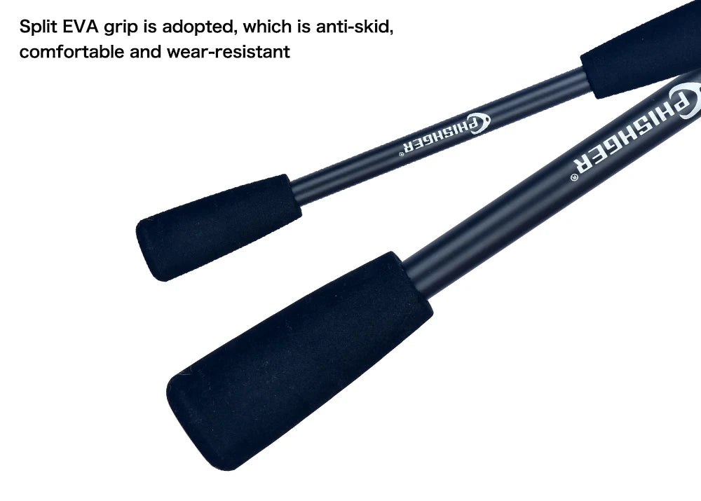 PHISHGER Spinnrute Baitcasting Reiserute Kohlenstoff Miniware Für Angelruten Wurfgewicht 5-30g M Fast Ultraleicht Köder Forellenrute