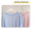 Damen Yoga Shirts Sportoberteile Langarm O-Ausschnitt Atmungsaktives Laufshirt Lockere Fitnesskleidung Gym Sportbekleidung Pilates T-Shirts