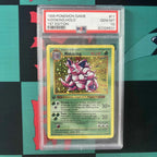 DIY 1999 PTCG SPIEL Englische Version 1. AUFLAGE GLURAK TURTOK Sammelkarte 10Punkte Bewertung Karte Anime Spielkarte Geschenk Spielzeug