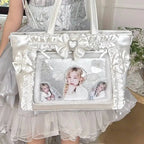 Neue Y2K Süße Japanische Ita Bag Lolita Mädchen Transparente Umhängetasche Große Kapazität Umhängetasche Lässige Tasche DIY Display Handtaschen