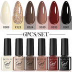 LILYCUTE Nagelgel-Politur-Set, Rosa Grün, Frühling, DIY-Nagelkunst-Design, lang anhaltend, Soak Off UV Gel, Maniküre, Malgel, Vernis-Kit