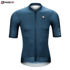 DAREVIE Radtrikot SPF 50 UV-Schutz Trainingsniveau Slim Fit Kleine Größe Herren Damen Mann Fahrradtrikot Radsport-Trikot