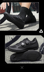 Speed Cycling Sneaker Herren Rennradschuhe Cleat-Schuhe SPD-Schuhe Fahrrad Flat Pedal Schuhe Herren Outdoor-Schuhe Weiß