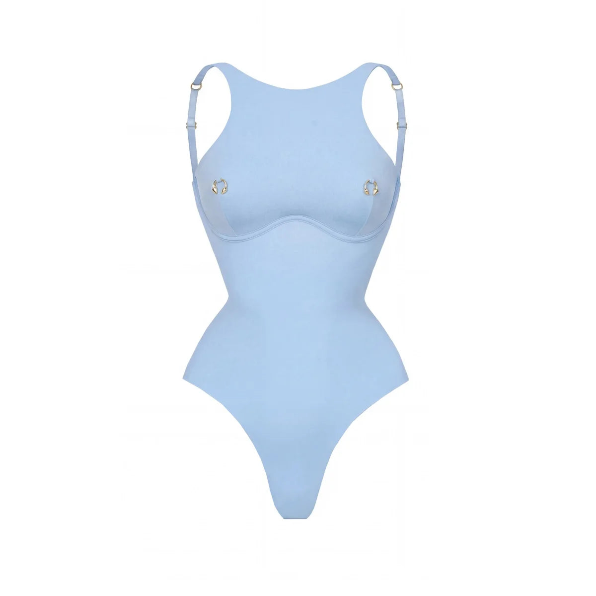 2026 2tlg. sexy Damen-Badeanzug, einteilig, weibliche Bademode, unifarben, Biquini, hoch geschnitten, Monokini, Push-Up-Badeanzüge, Strandmode
