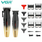 VGR Haarschneidemaschine Professionelle Haarschneidemaschine Gesichtsrasierer Friseurschere Barttrimmer Metalltrimmer für Herren V-003 V-906 V-308