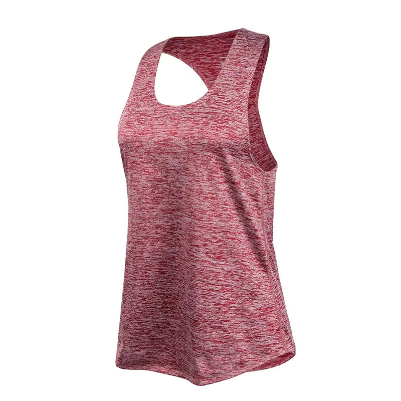 WANAYOU Ärmellose Yoga-Shirts Damen Schnelltrocknendes Running Sport Tank Top Ärmelloses Fitness Gym Workout Top Yoga Weste