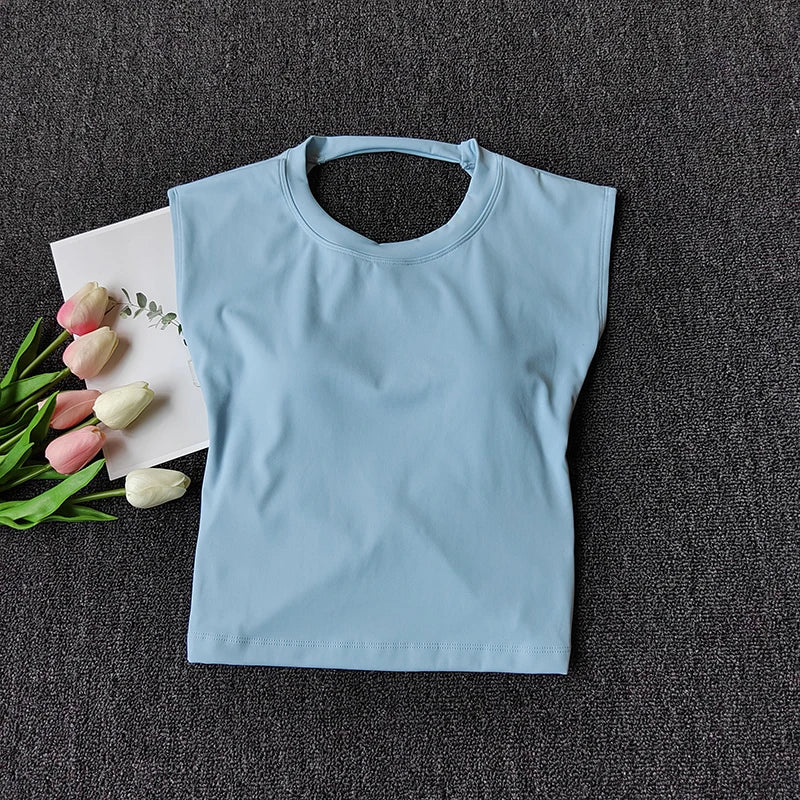 Women Sports Bra Top Push Up Sexy Beauty Back Fitness Yoga Bra t-shirts Sport Tops For Women Breathable Running Vest Gym Wear