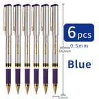 Gelschreiber, hohe Kapazität, schwarze/blaue Tinte, 0,5 mm, hervorragende Qualität, sehr gute Schreibeigenschaften, Geltintenstifte, Büro- und Schulbedarf, neutraler Stift