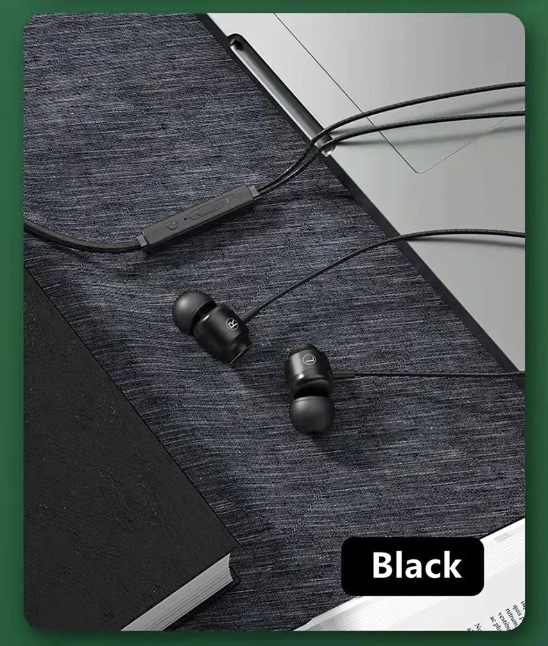 Gamer kabelgebundene Kopfhörer Gaming kabelgebundene Ohrhörer Metall HiFi Bass Stereo 3,5mm Ohrhörer Earbud für Handy Computer Mikrofon L-Klinke magnetisch
