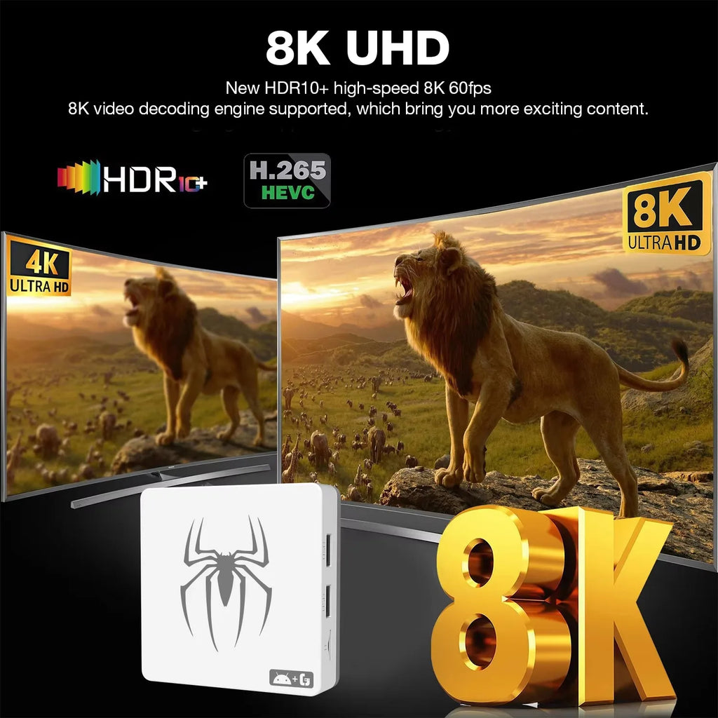 Home-Gaming-Konsolen G7, G8 8K 3D, unterstützt zwei Spieler, 60.000 klassische Retro-Arcade-Spiele, inklusive kabelloser 2.4G-Controller.