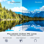 Okuma polarisierte Sonnenbrillen UV400 für Herren und Damen Outdoor-Jagd, Angeln, Autofahren, Radfahren, Sonnenbrillen, optionale Box