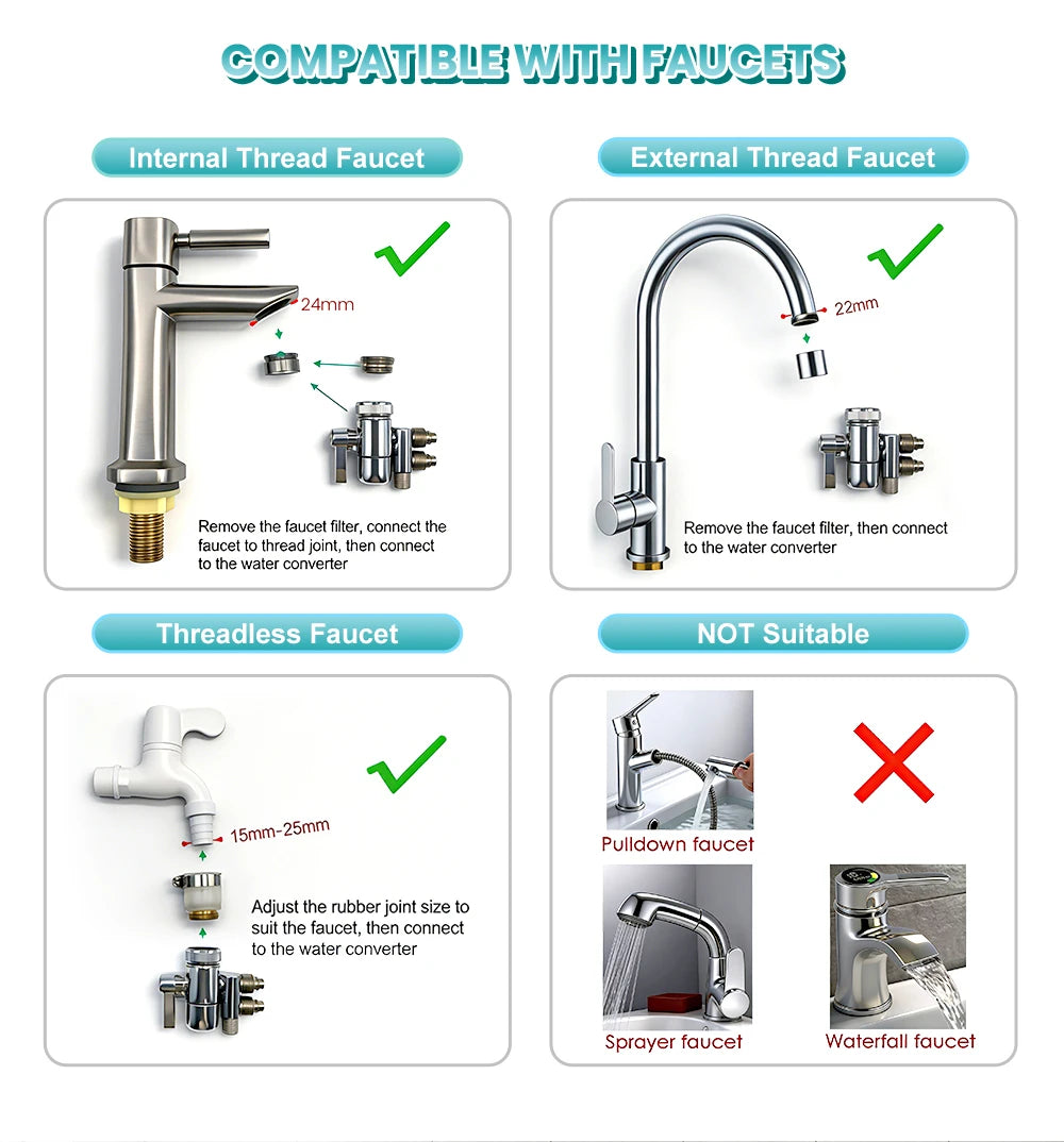 CAWOLO Alkalischer Wasserionisator PH-Wassergerät Alkalischer Wasserspender 11 Platten Platinbeschichtung Alkalischer Wasserionisierer