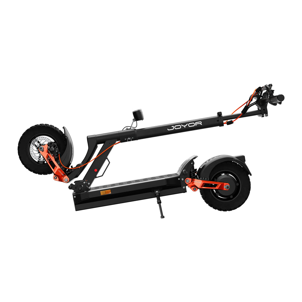 JOYOR T6E PRO ABE Erwachsenen-Elektroroller 500W Motor 48V26AH Akku E-Mountain Escooter 10" Offroad-Reifen Faltbarer E-Scooter