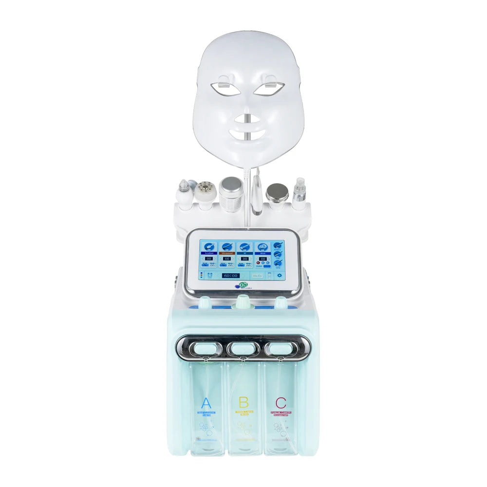 7-in-1 Dermabrasions-Peeling-Spa-Gesichtsmaschine Hautverjüngung Hydro-Dermabrasion Hydro-Aqua-Gesichtstiefenreinigung Hautpflegegerät